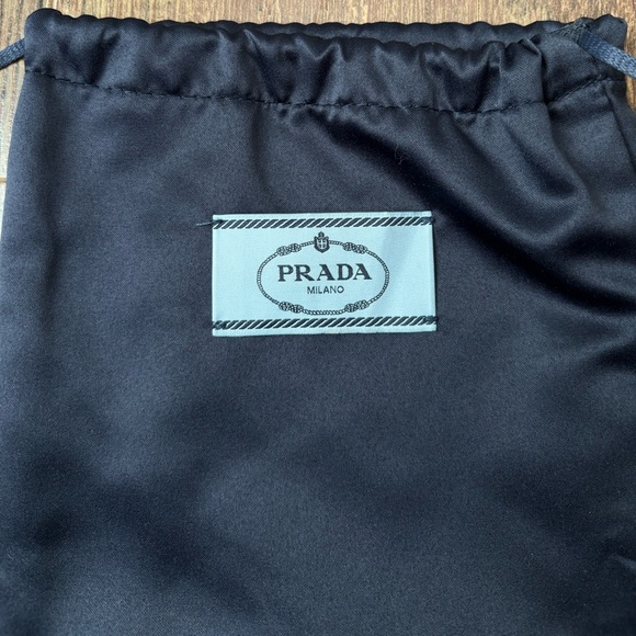 Prada Navy Satin Toiletry Bag - Picture 4 of 4